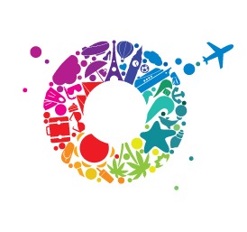 Travel Themed Circle